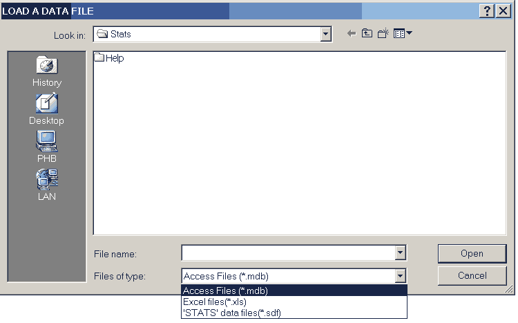 File loading display